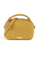 Vivisence Sac Bandoulière Femme Conception Tressée Deux Façons de le Porter, jaune