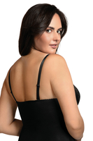 Vivisence Dame Body Schalen Träger Unterwäsche 6001, schwarz