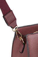 Vivisence Women's Handbag Shoulder Bag Everyday Comfort and Elegance, burgundy