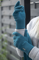 Vivisence Gants Femme Hiver En Fil Chaud Parfaits Pour Les Jours Froids 7204, turquoise