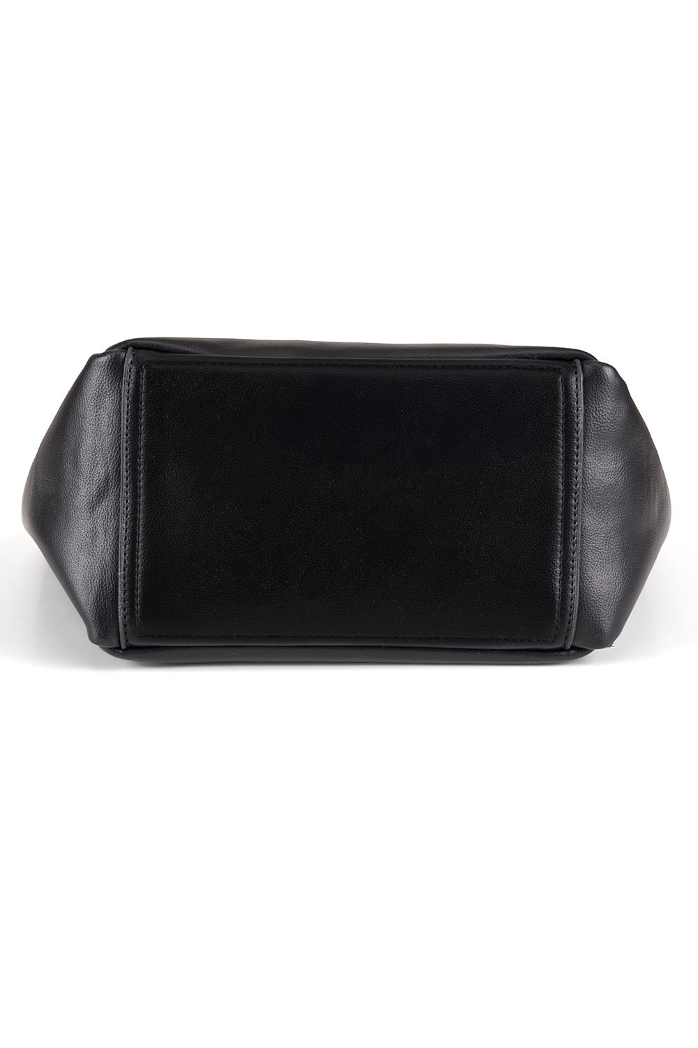 Vivisence Schultertasche Damen Magnetverschluss Alltag Komfort und Eleganz, Schwarz