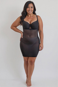 Vivisence Robe Sculptante pour Femme Bande Silicone Le confort au Quotidien 4106, noir