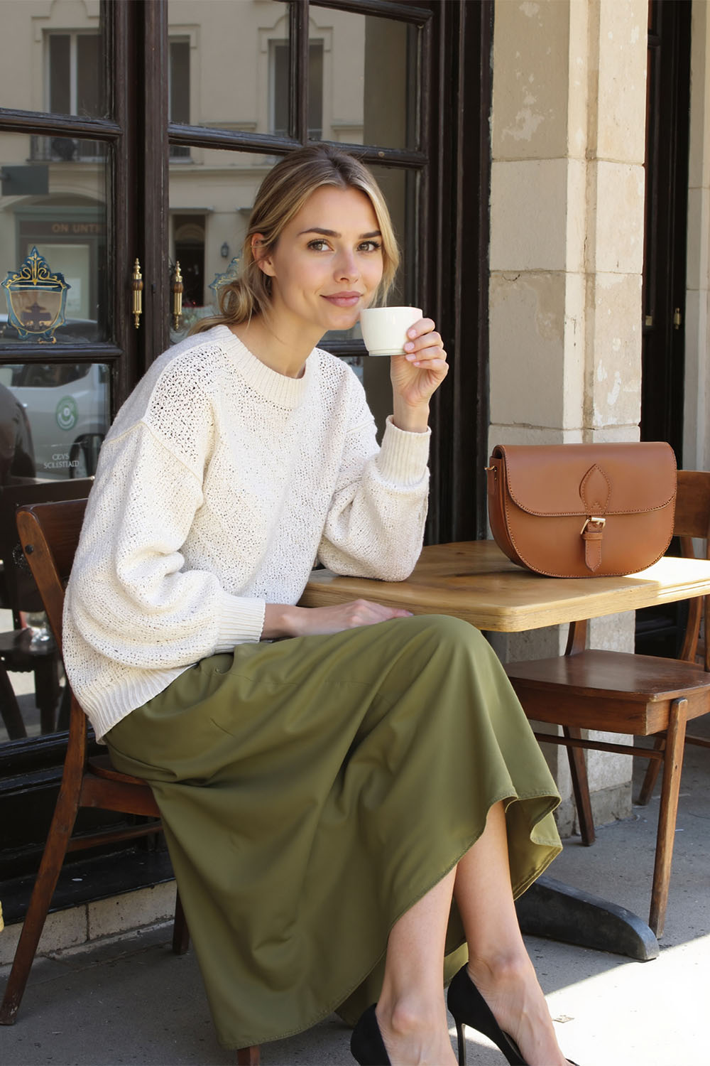 Vivisence Sac Bandoulière Femme Bande Décorative Pour un Usage Quotidien,