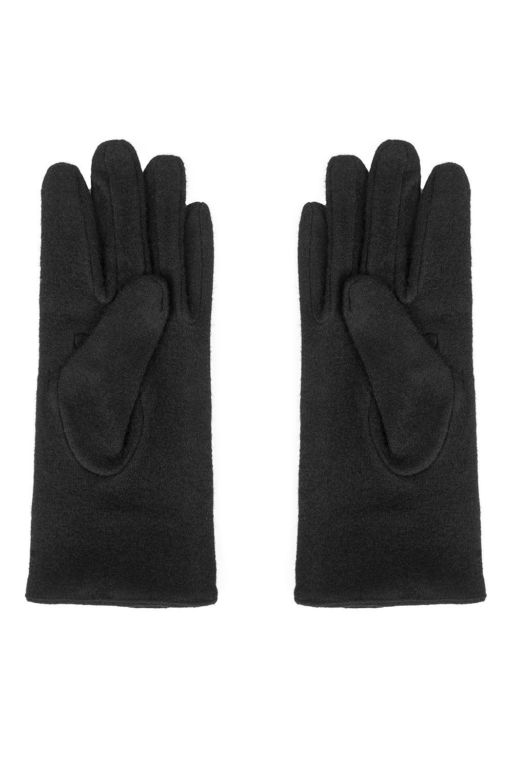 Vivisence Femme Gants Hiver En Laine Naturelle Chaleur Douce Confort Quotidien, noir