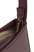 Vivisence T0046 Shoulder Bag Women's Baguette 100% Polyurethane Handbag, maroon