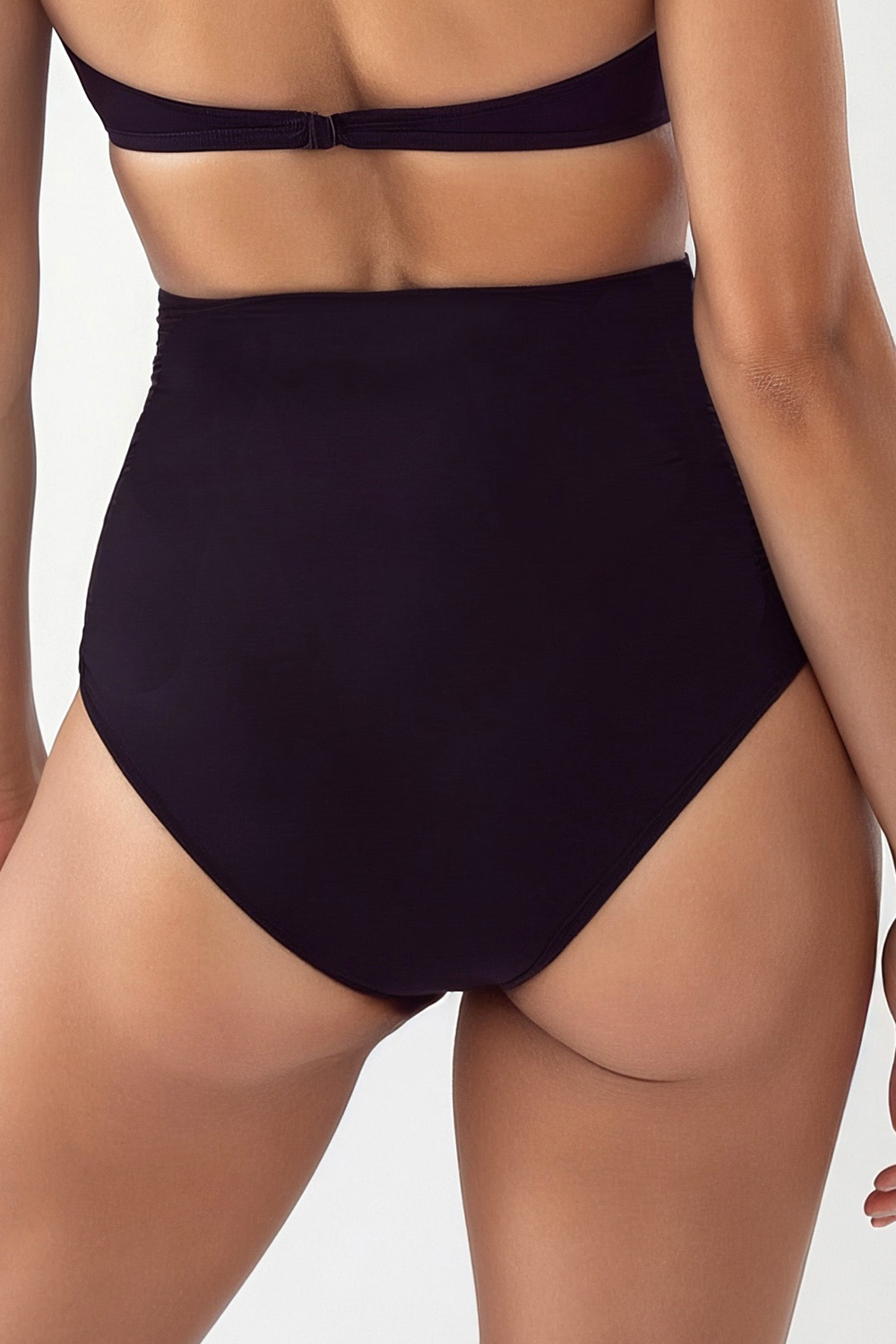 Vivisence haut de maillot de bain slip de bain taille haute 3011, noir