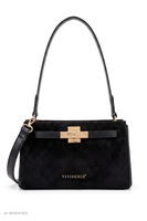 Vivisence Sac bandoulière femme en polyester, noir