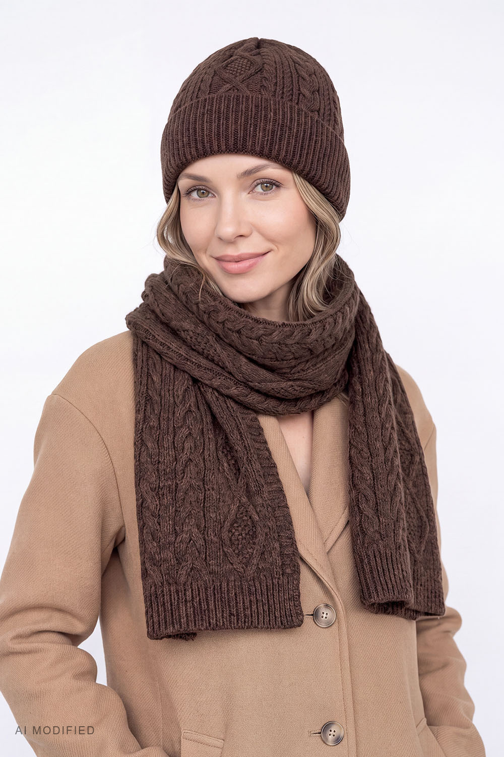 Vivisence 70128 Headwear Caps, brązowy