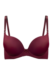 Vivisence Push-Up BH Damen Mit Bügel Gepolsterter Maximizer für Brüste 1041, bordeauxrot