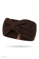 Vivisence Femme Bandeau Large Tricoté Hiver Confort et Élégance Quotidienne, brun