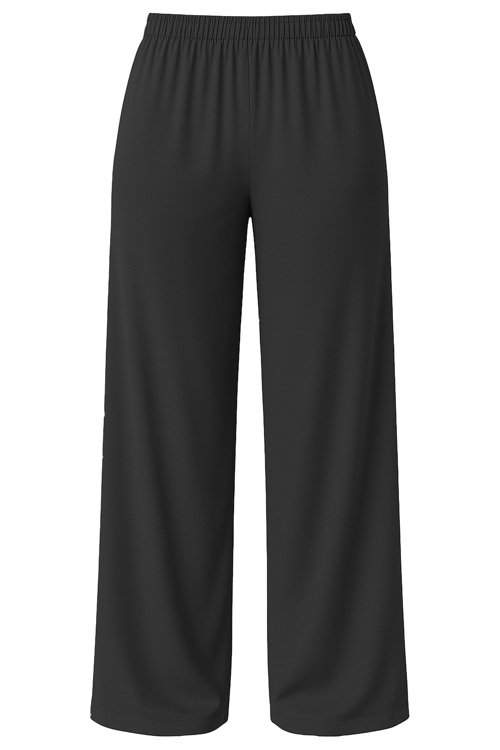 Vivisence Damen Pyjamahose Viskose Gummibund Komfort Für Die Nacht 2102, Schwarz