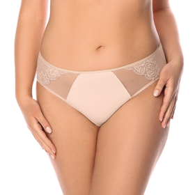 Vivisence Damen Slip Unterhosen Unterwäsche Ganztägiger Komfort 1044, beige