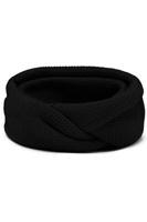 Vivisence Knitted Loop Scarf Double Folded Warm Ideal For Winter 7103, black