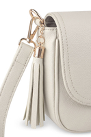 Vivisence Femme Sac Bandoulière Réglable Compact Fermoir Magnétique Pour Tous Les Jours, écru