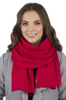 Vivisence Women's Winter Scarf Knitted Warm Comfortable For Cold Days 7102, red