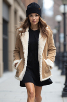 Vivisence Damen Mütze Schal Set Mit Merinowolle Für Wärme Und Stil Täglich, Schwarz