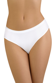 Vivisence Dame Slip 3-er Pack Unterhose Glatt Voll Nahtlos Klassisch  4011, weiß