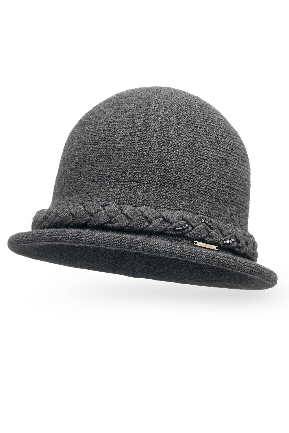 Vivisence Damen Mütze Winter Hut Klassischem Stil Herbst Warme Strickmütze 7043, dunkelgrau