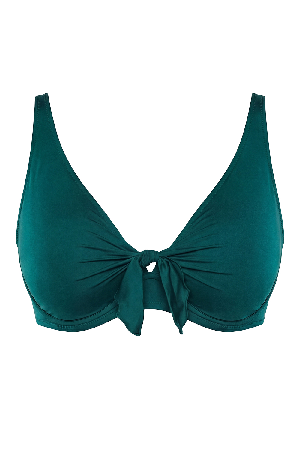 VIVISENCE Bikini Oberteil Damen Bademode Bikini BH Starker Halt 3202, grün