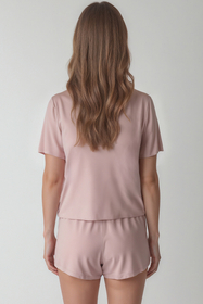 Vivisence Femmes Pyjama Viscose Coupe Ample Confort Respirant Pour La Nuit 2042,