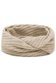 Vivisence Loop Scarf Double Layered Ideal For Cold Winter Days 7017S, beige