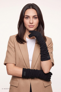 Vivisence 7226 Gloves Fabric, black