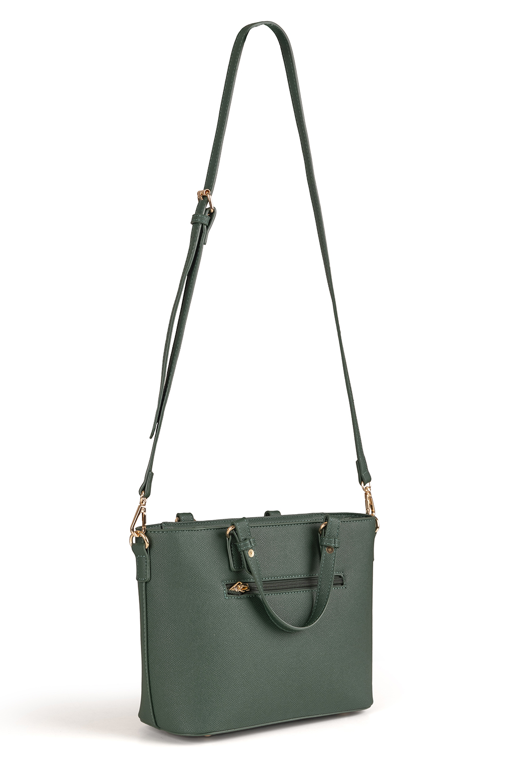 Vivisence Women's Handbag Shoulder Strap Zip Pocket Perfect for Everyday, green