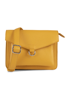 Vivisence Sac Bandoulière Femme Fermeture Aimant Le Confort au Quotidien, jaune