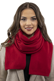 Vivisence Women's Winter Scarf Warm Comfortable For Cold Days 7101, red