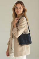 Vivisence Sac Bandoulière Sac a Main Femme Compacte Fonctionnelle, noir