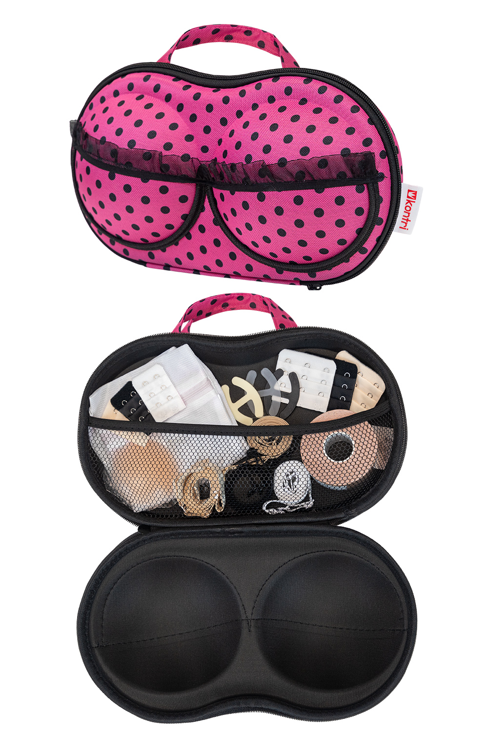Kontri Case for a bra + bra accessories E1002, 