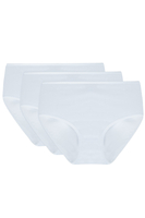 Vivisence femmes slip souple taille haute 4001, blanc