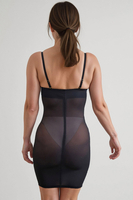 Vivisence Damen Shapewear Unterkleid Hohe Taille Perfekte Figur 4106, Schwarz