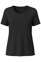 Vivisence Women's Pyjamas T-Shirt Viscose Relaxed Cut Comfort For Every Night 2200, Black