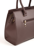 Vivisence Women's Handbag Set 3-in-1 Zipped Closure Elegance for Everyday, brown