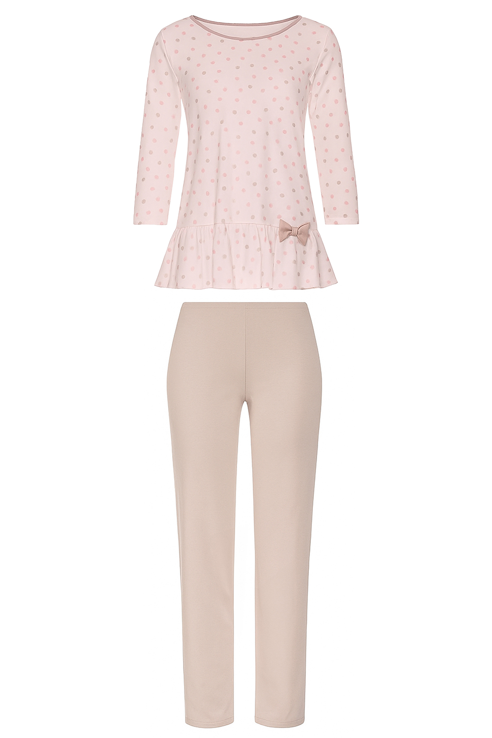 Vivisence Damen Pyjama Schlafanzug Kurzarm Nachtwäsche  2teilig Set Bequem 2033,