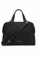 Vivisence Damen Handtasche Mit Schultergurt Und Reißverschluss Für Alltag, Schwarz
