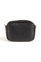 Vivisence Women's Crossbody Zipper Pocket Wide Adjustable Strap, black