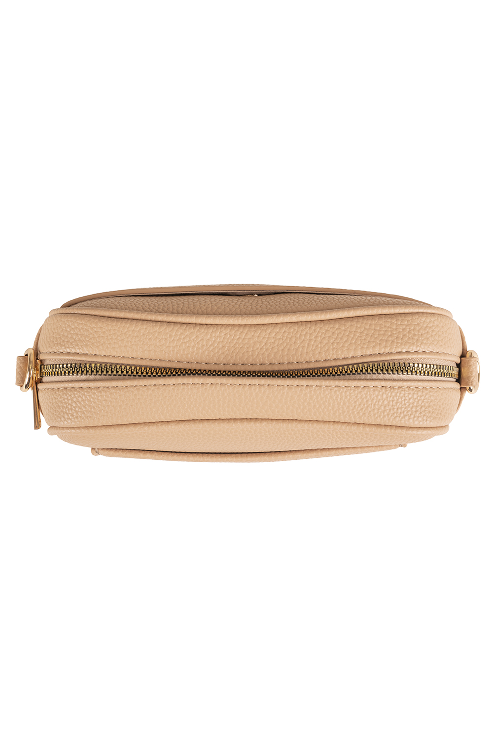 Vivisence Women's Crossbody Zipper Pocket Wide Adjustable Strap, beige