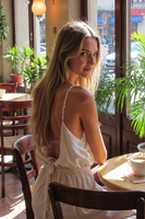 Vivisence Push Up Bra Removable Padding Ideal for Outfits With an Open Back 1086, beige