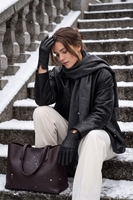 Vivisence 7225 Gants cuir, noir