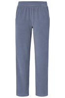 Vivisence Women's Velour Sweatpants Jogging Bottoms Loose Sports Trousers With Side Pockets Elastic Waistband Loungewear Soft Casual Comfortable Bottoms, Blue