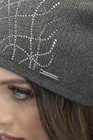 Vivisence Classic Cut Winter Hat For Women Warm And Comfortable Wool 7011, dark grey