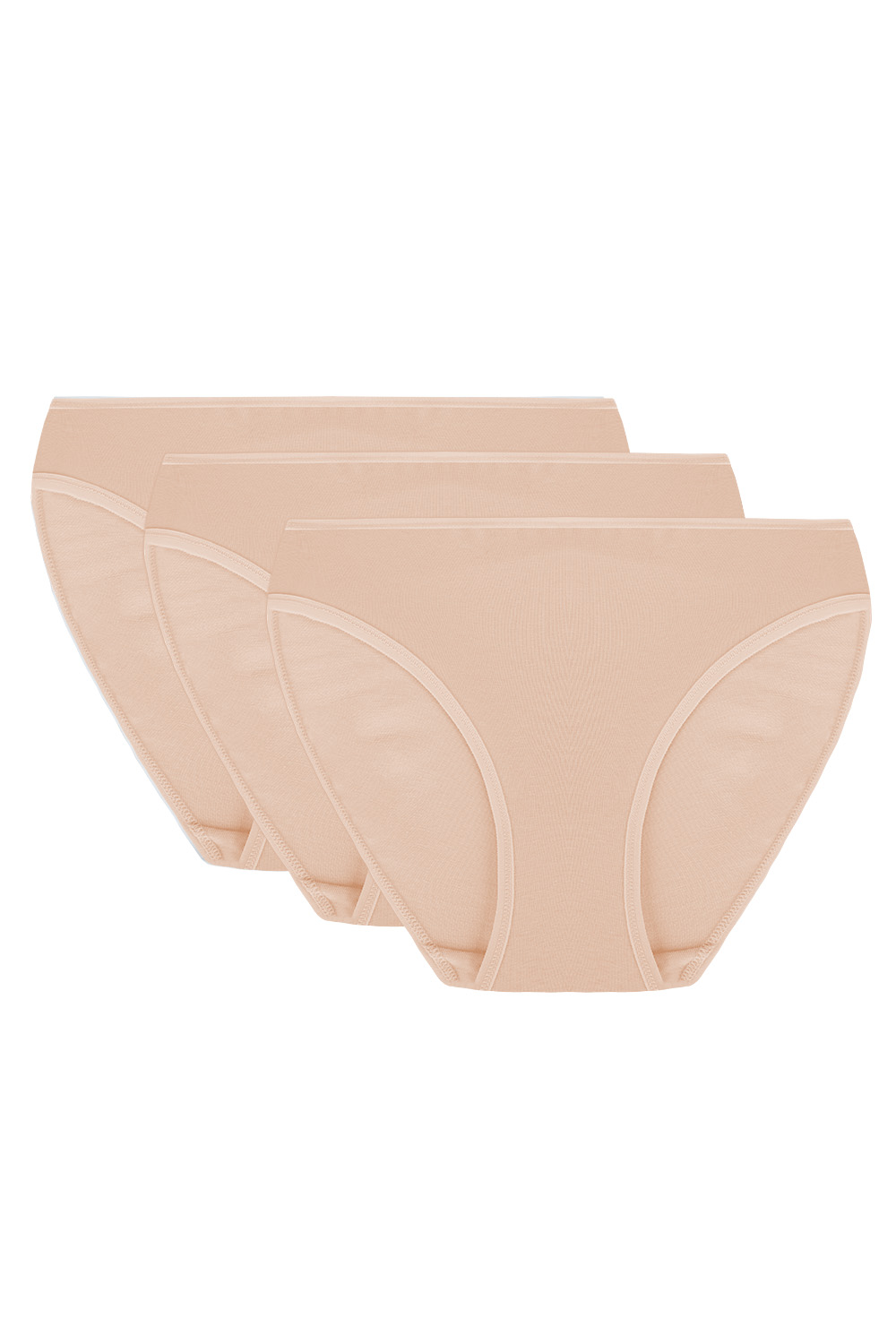 Vivisence women's smooth briefs 4002, beige