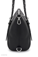 Vivisence Shoulder Bag T0045 Women Polyurethane Everyday Handbag, black