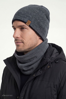 Sets Sets hat + loop scarf, Grey