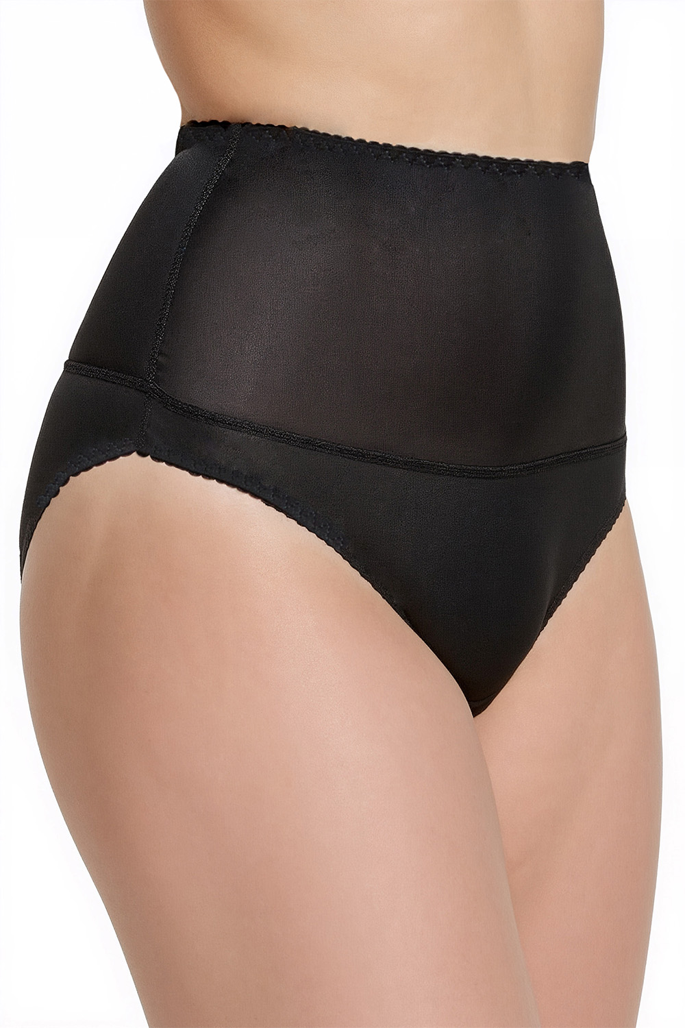 Vivisence Control Briefs Women High Waist Tummy Control Smooth Silhouette, black