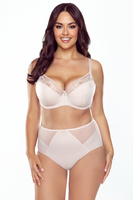 VIVISENCE BH Damen mit Bügel Große Brüste Starker Halt Ganztägiger Tragekomfort 1020, beige