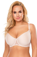 Vivisence Damen Gepolsterter BH mit Bügel Seamless Cups Starker Halt 1046, beige