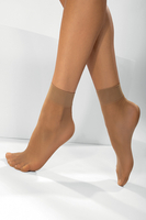 Vivisence Chaussettes Femme Classiques 20 DEN Douce Et Confortable Avec Bords Élastiques Qui Ne Glissent Pas Renforcement Invisible Des Orteils Lot De 3 Paires Qualité Supérieure, beige